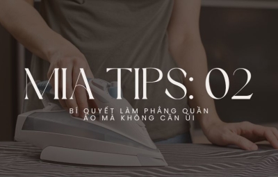 Bí quyết làm phẳng quần áo mà không cần ủi