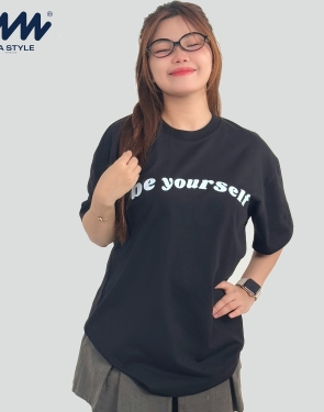 Áo Thun Unisex MIA Style Chính Hãng Màu Đen, Vải Cotton 2 Chiều Dày Dặn Cao Cấp In 3D